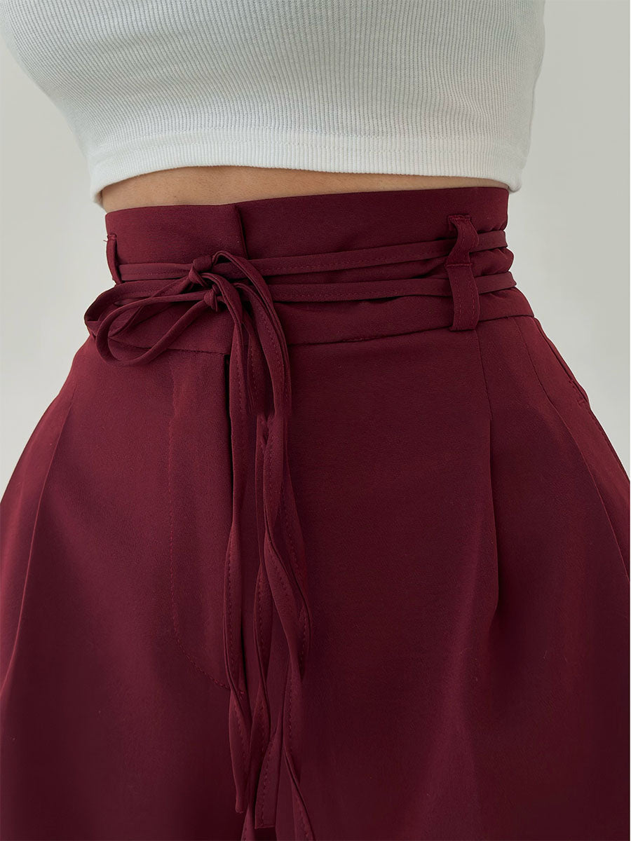 Briséis - Pantalon large taille haute