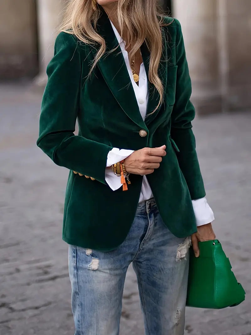 Nessa - Blazer élégant en velours
