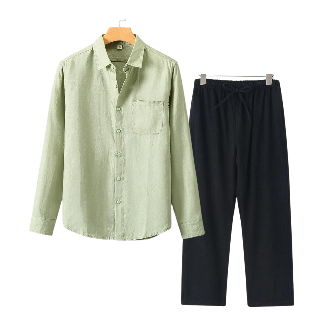 Aulier™ Ensemble en lin (Long-sleeve)