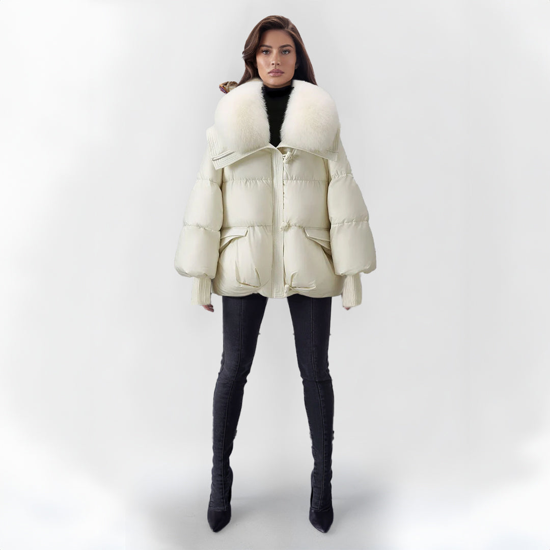 Cerise - Veste élégante en fausse fourrure