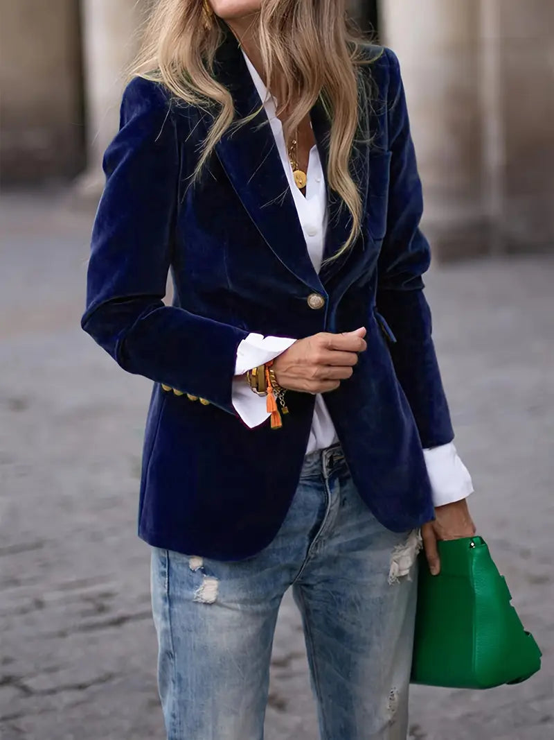 Nessa - Blazer élégant en velours