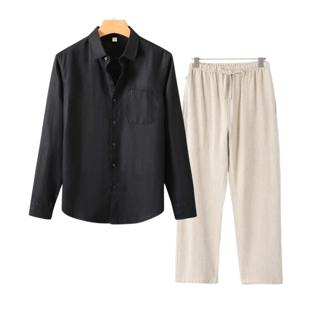 Aulier™ Ensemble en lin (Long-sleeve)