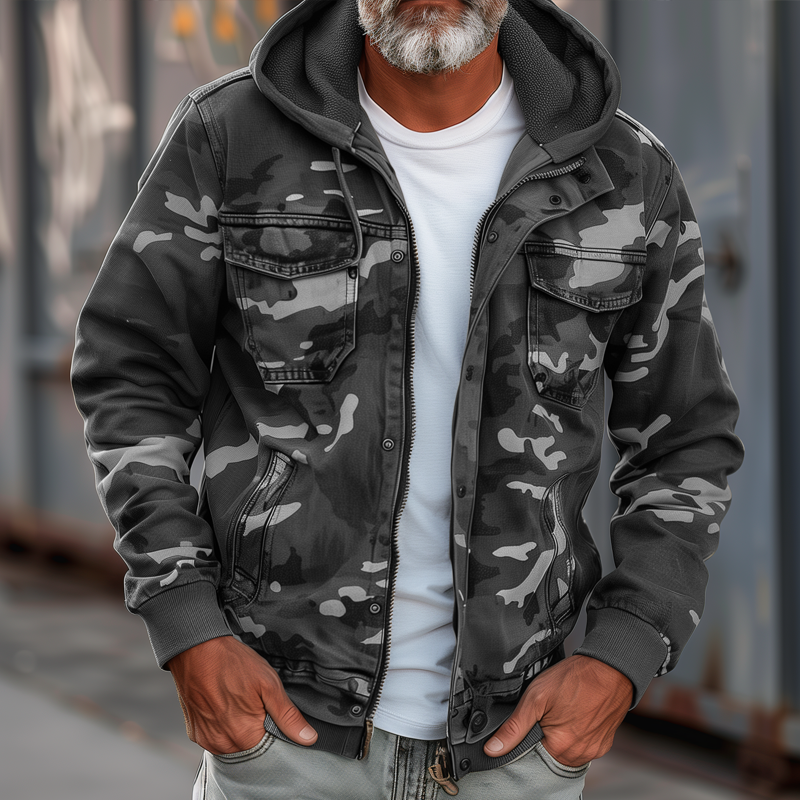 Kilian - Veste cargo camouflage multifonctions