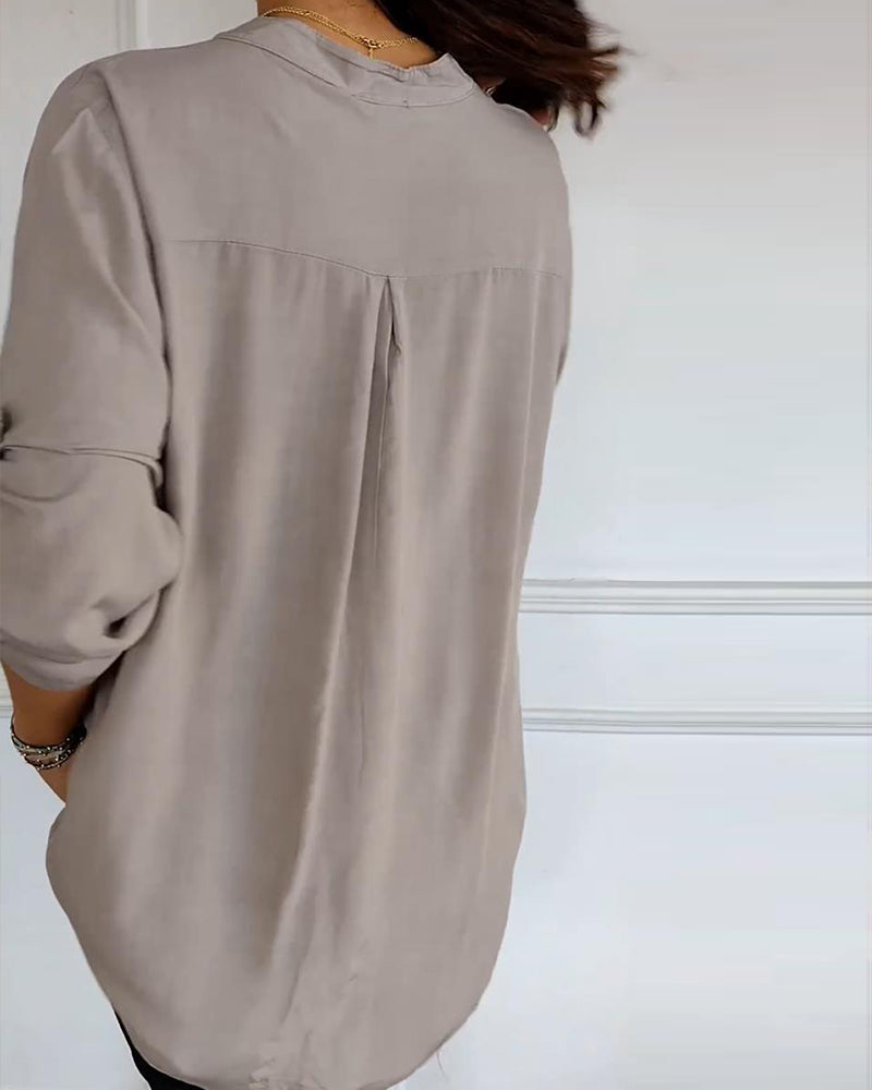 Laure - Blouse en coton élégant et polyvalent