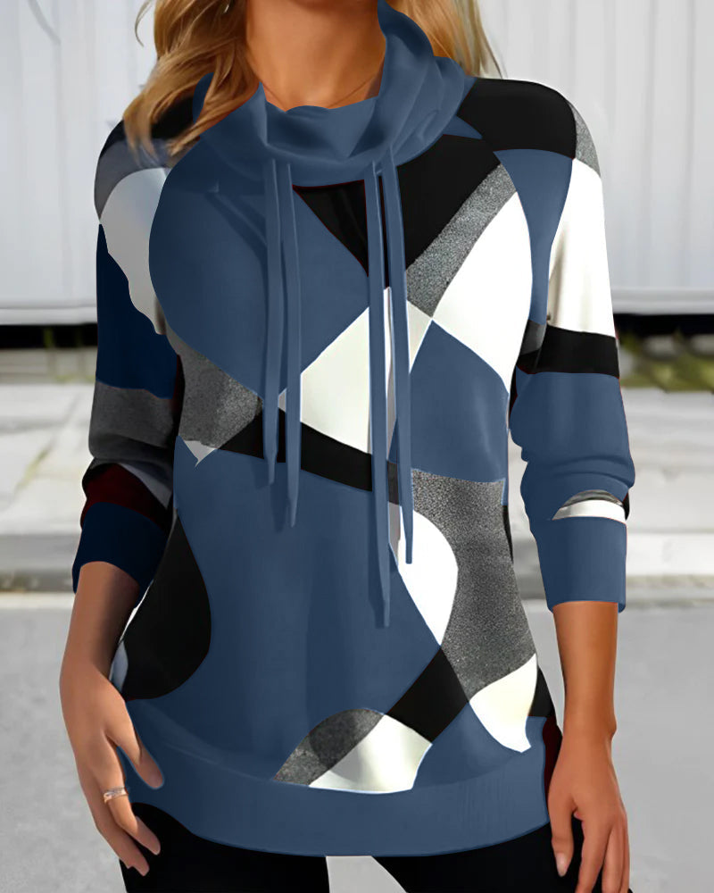 Mélanie - Haut color block tendance