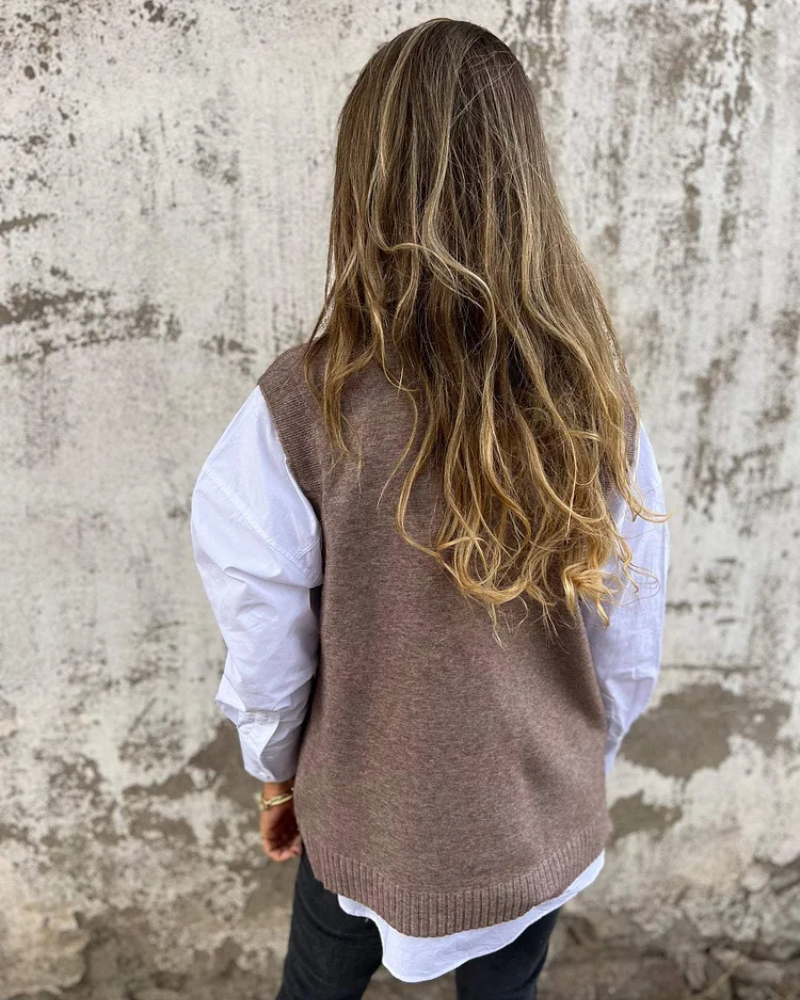 Honorée – Gilet en tricot élégant