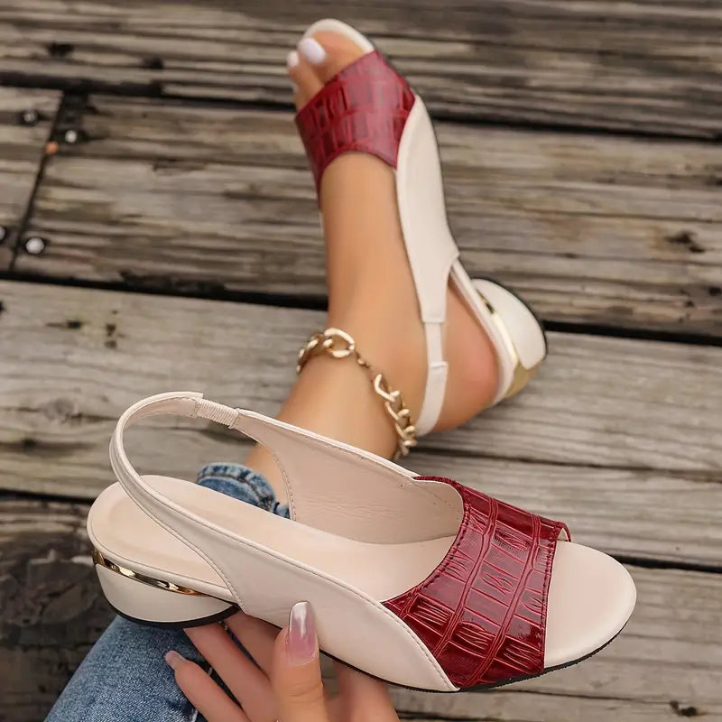 Sébastienne - Sandales en cuir élégantes et confortables
