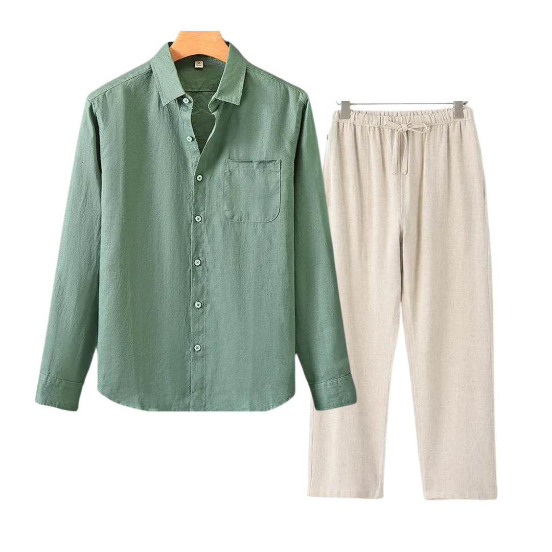 Aulier™ Ensemble en lin (Long-sleeve)