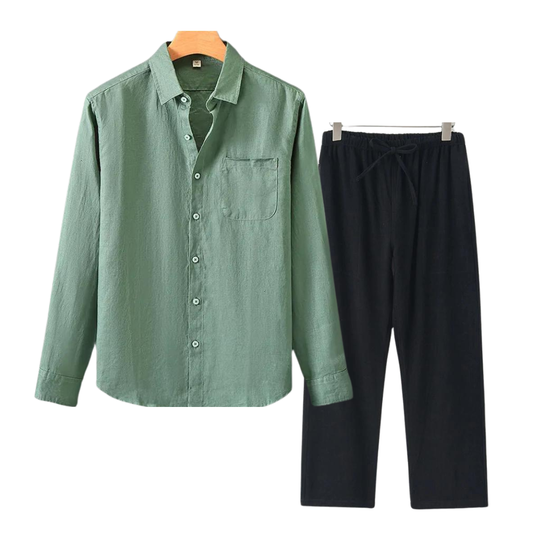 Aulier™ Ensemble en lin (Long-sleeve)