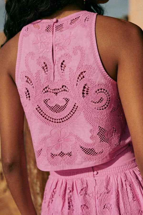 Néva – Ensemble en dentelle bohème élégant