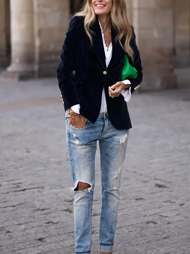 Nessa - Blazer élégant en velours