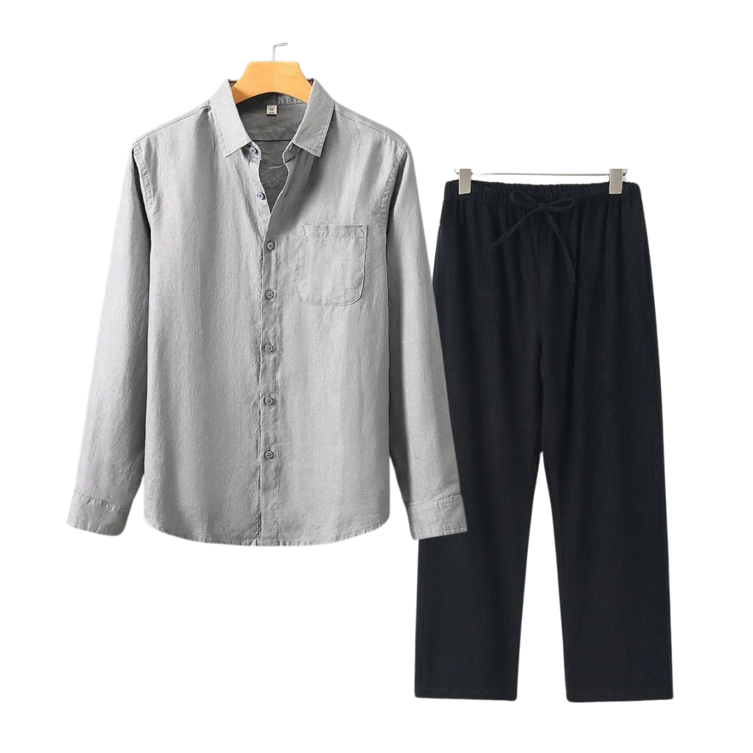 Aulier™ Ensemble en lin (Long-sleeve)