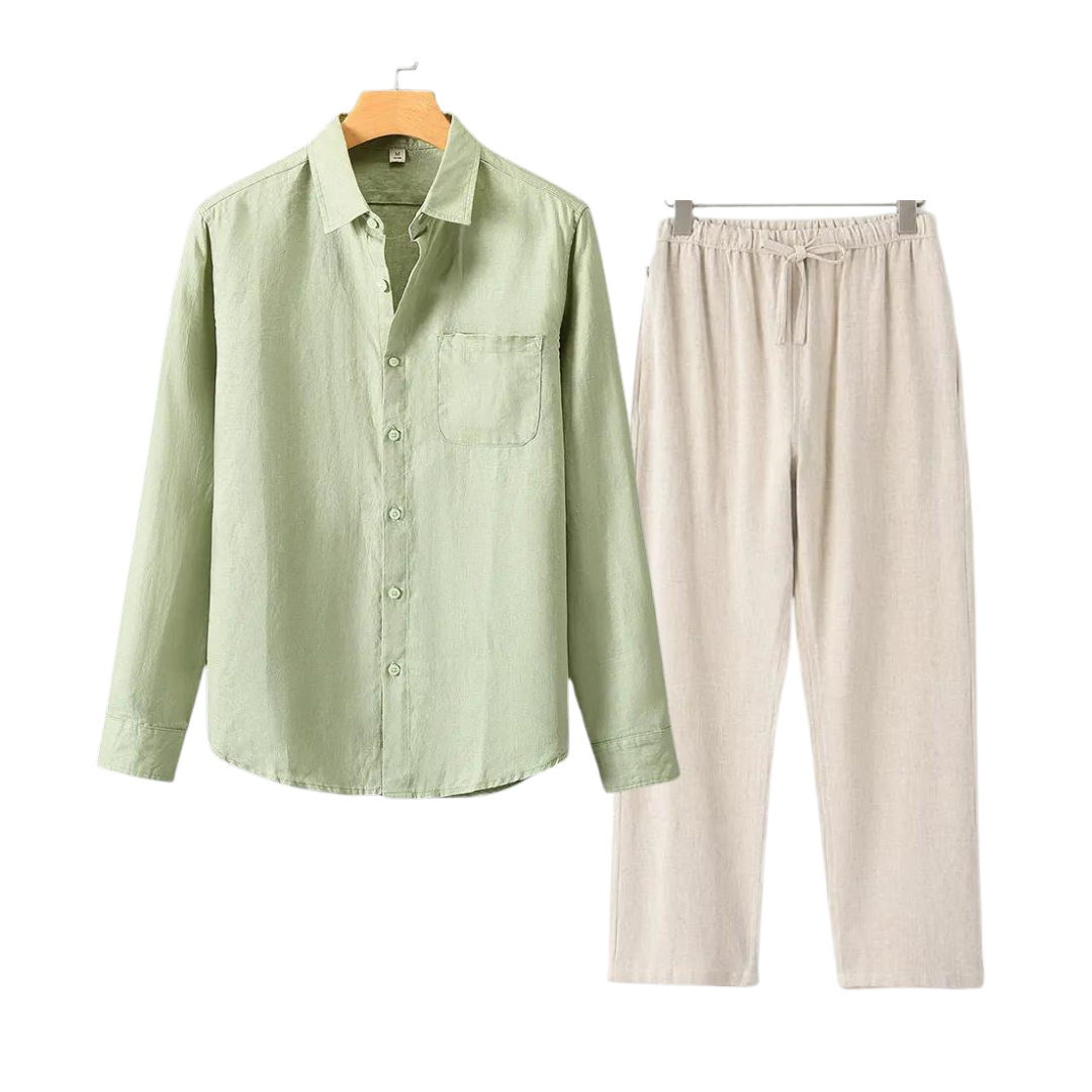 Aulier™ Ensemble en lin (Long-sleeve)