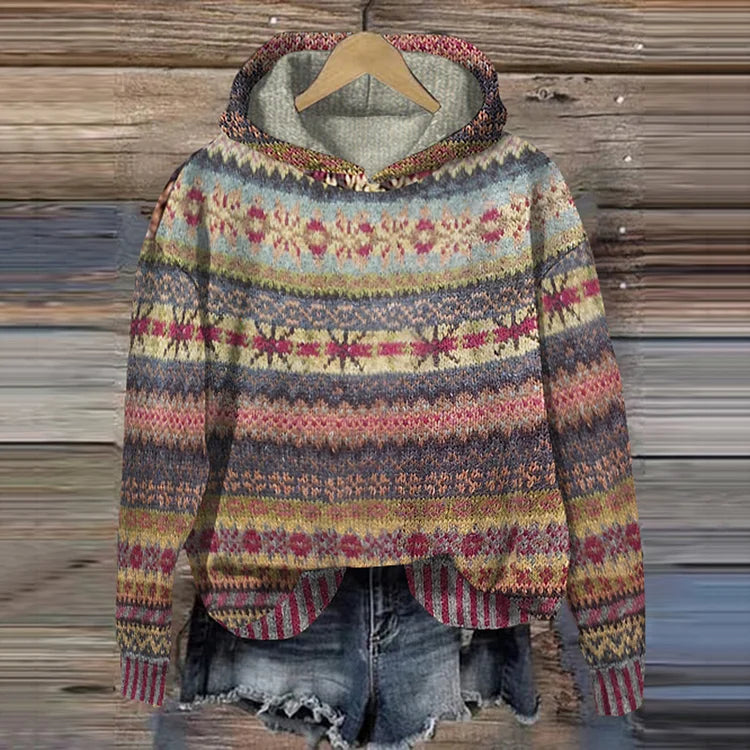 Rita - Sweat rétro en tissu doux