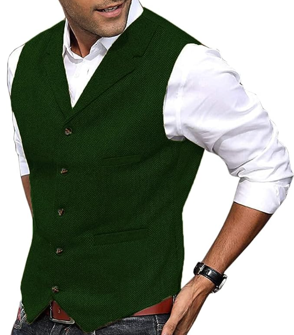 Damien - Gilet vintage élégant et polyvalent