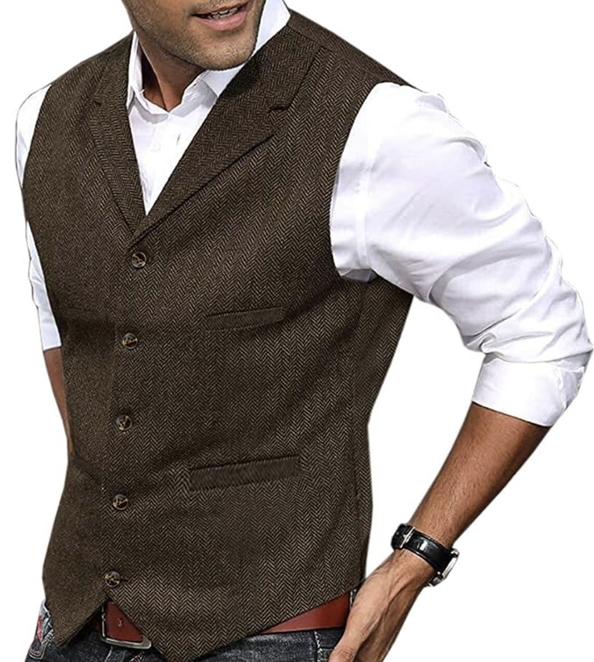 Damien - Gilet vintage élégant et polyvalent