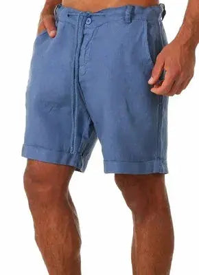 Short de plage en lin