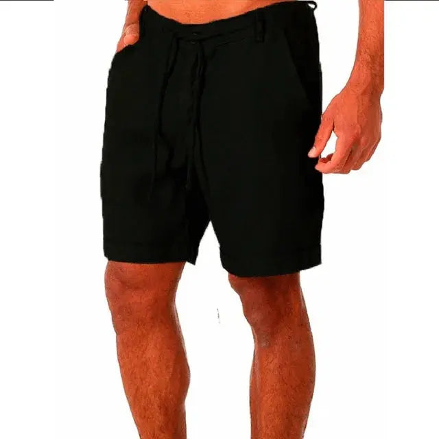 Short de plage en lin