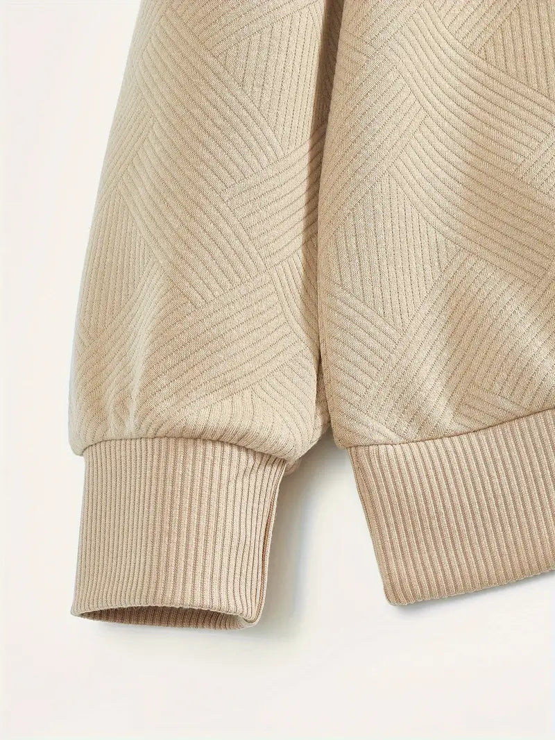 Léandre - Pull vintage à motif géométrique