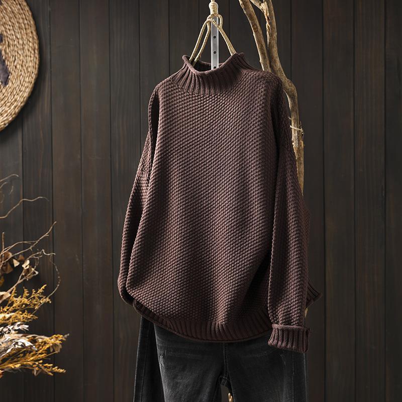Anita - Pull en maille waffle doux et élégant