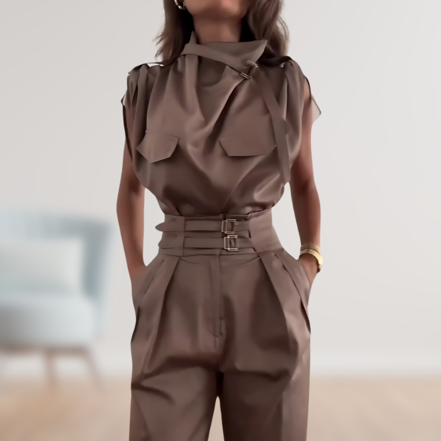 Sylvie - Jumpsuit Élégant et Moderne