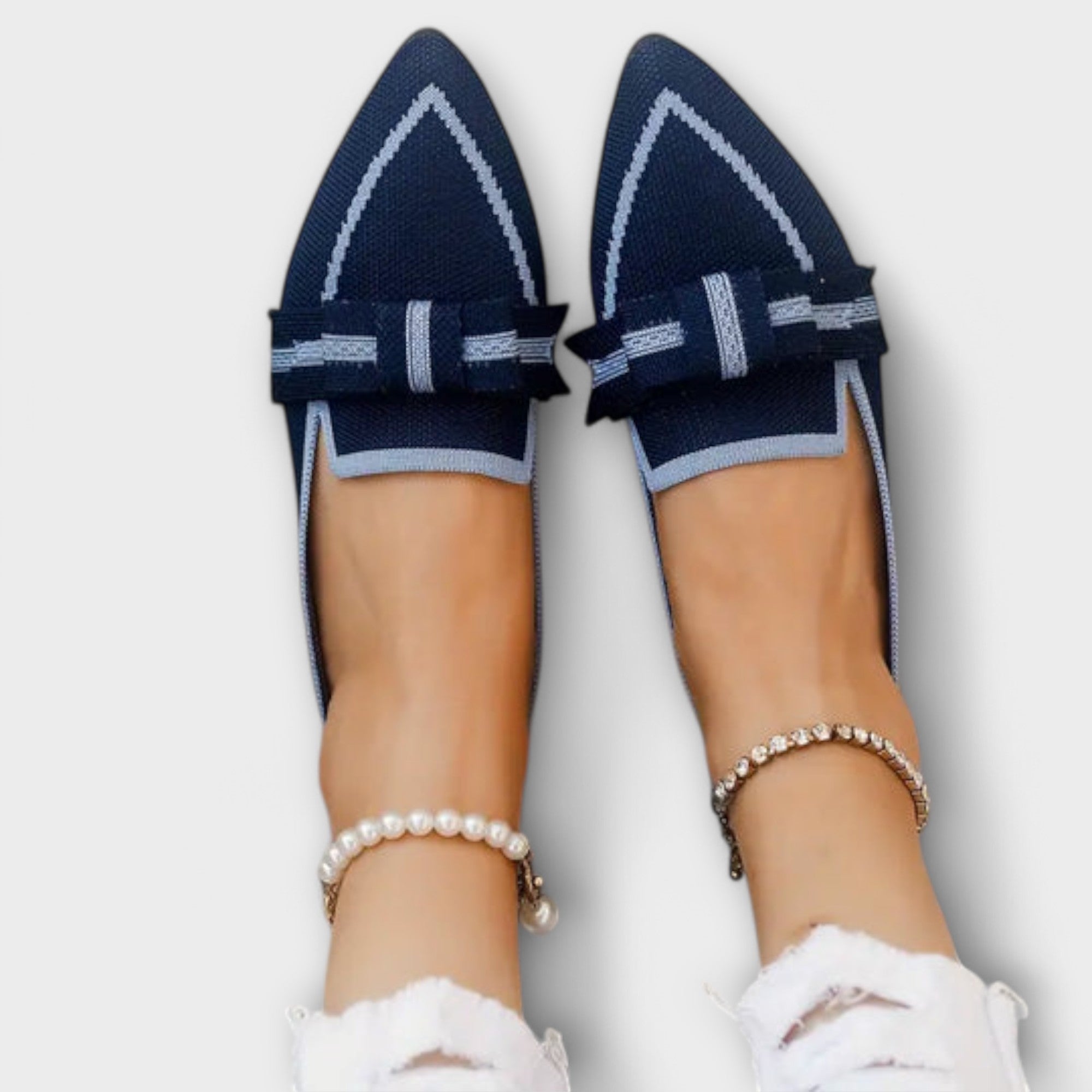 Ursuline - Chaussures pour femmes avec motif noué