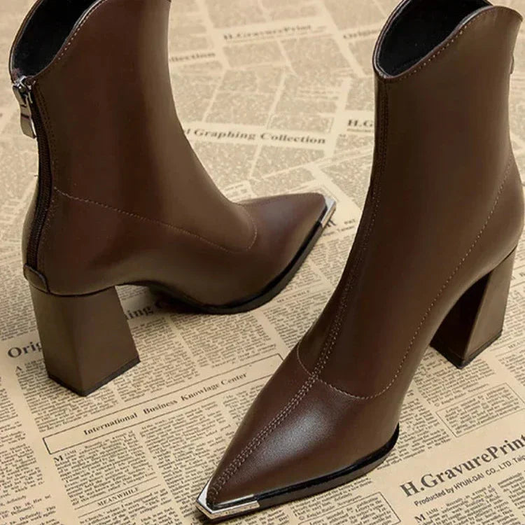 Noéline - Bottes élégantes en cuir