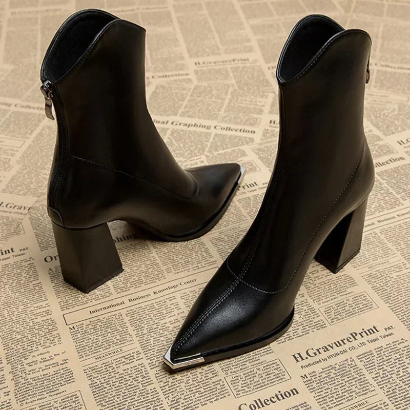 Noéline - Bottes élégantes en cuir