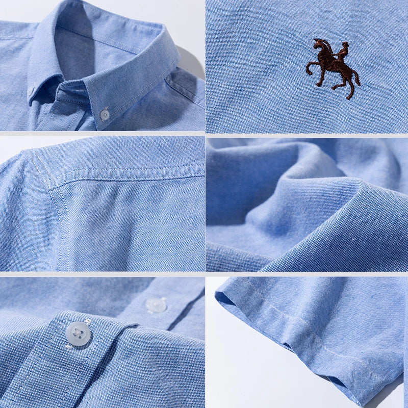Amiens™ - Chemises d'été à manches courtes pour hommes, vêtements grande taille