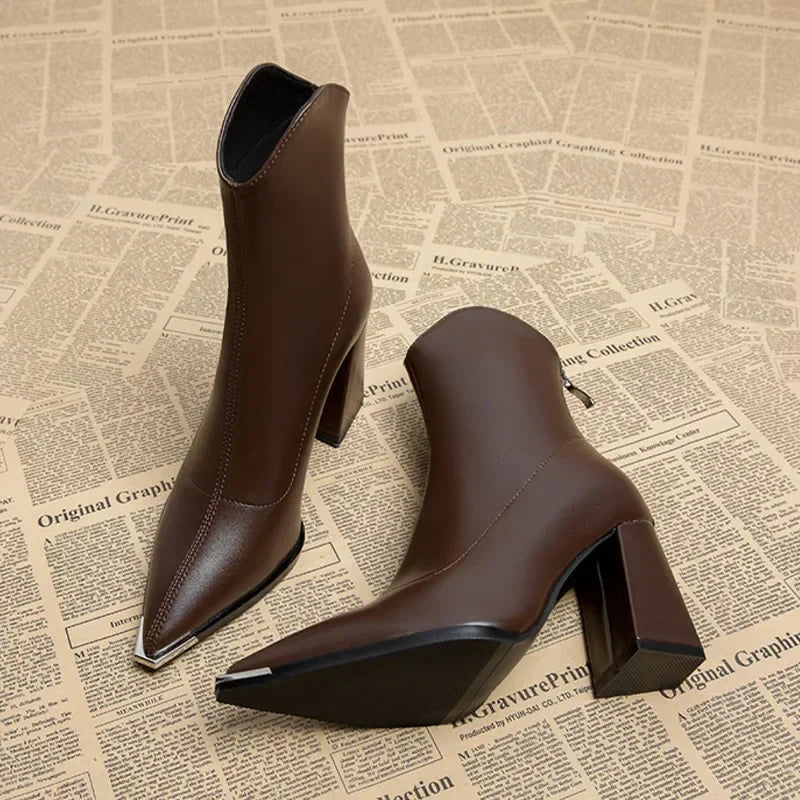 Noéline - Bottes élégantes en cuir