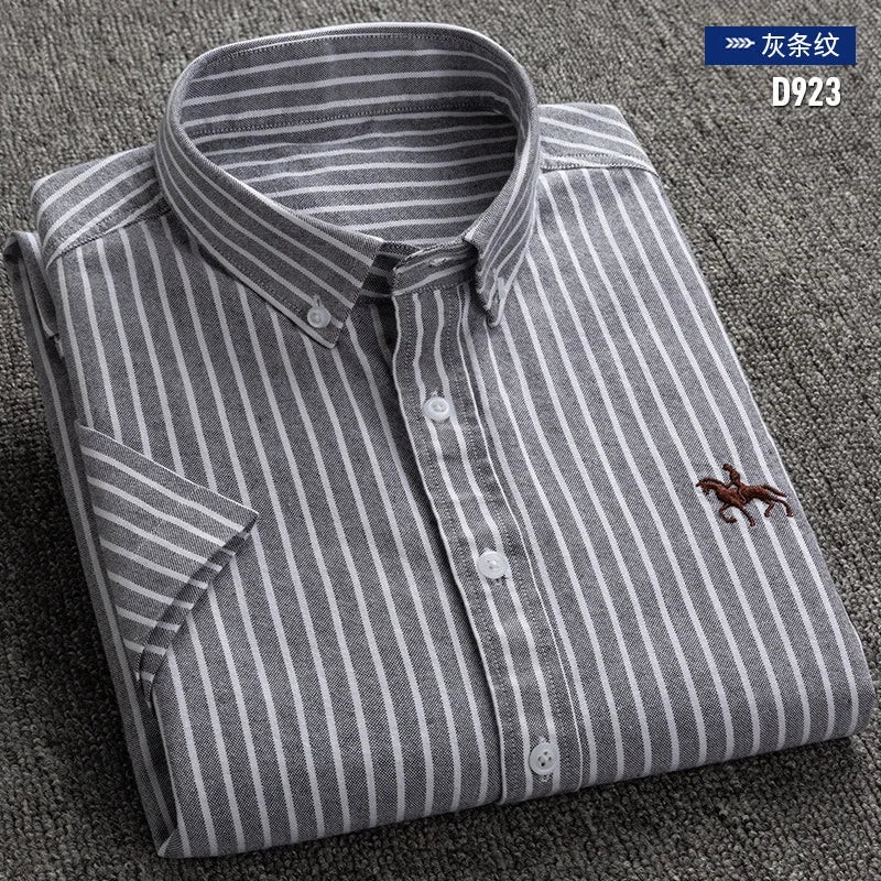 Amiens™ - Chemises d'été à manches courtes pour hommes, vêtements grande taille