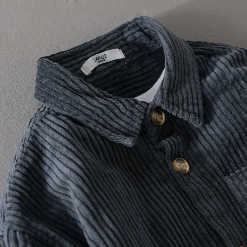 Yves - Chemise surchemise en velours douce