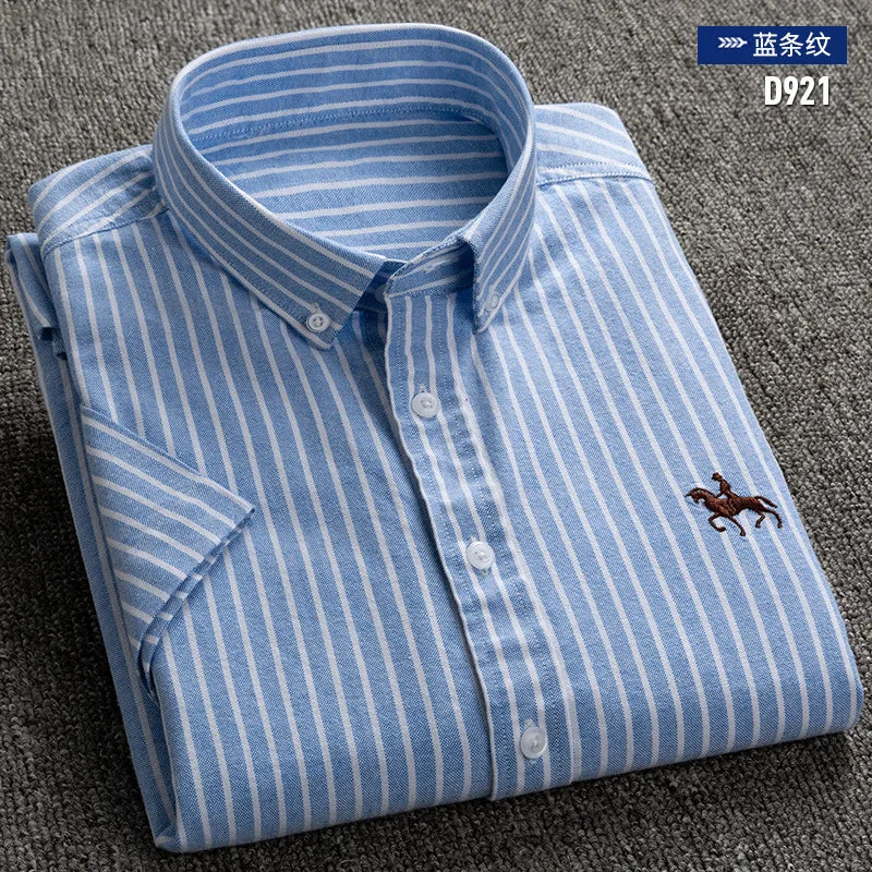 Amiens™ - Chemises d'été à manches courtes pour hommes, vêtements grande taille