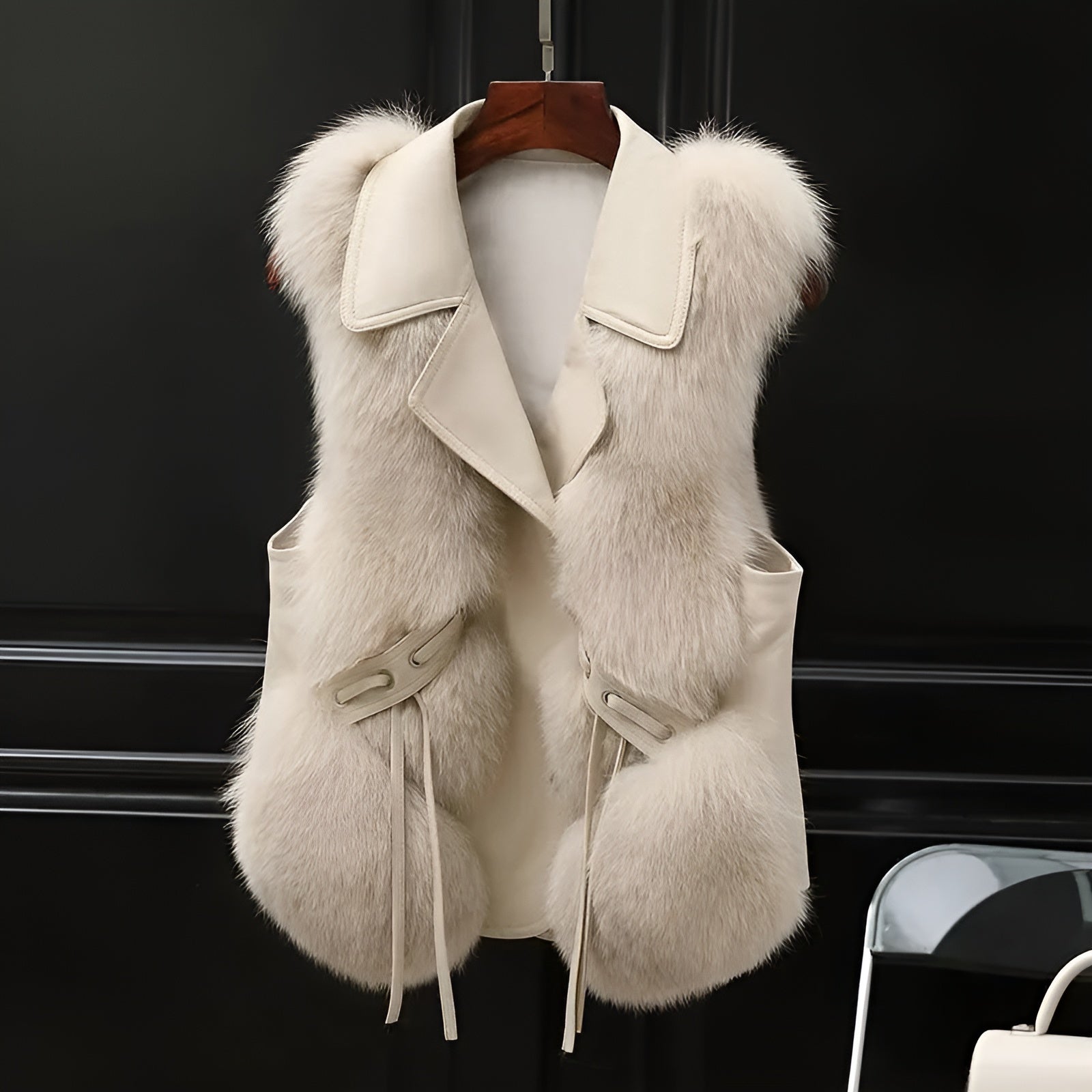 Mélisande - Manteau en fausse fourrure de luxe