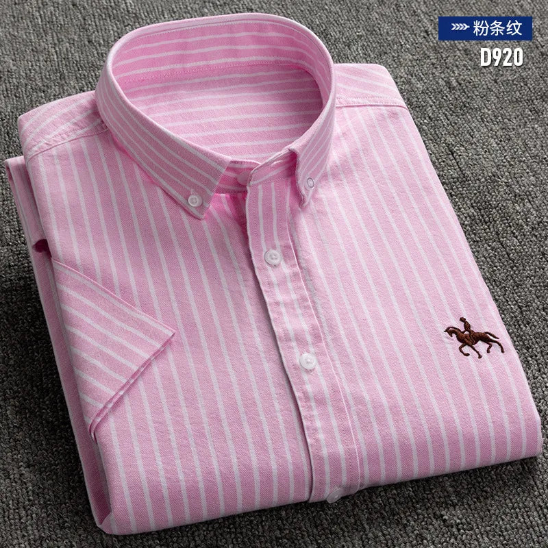 Amiens™ - Chemises d'été à manches courtes pour hommes, vêtements grande taille
