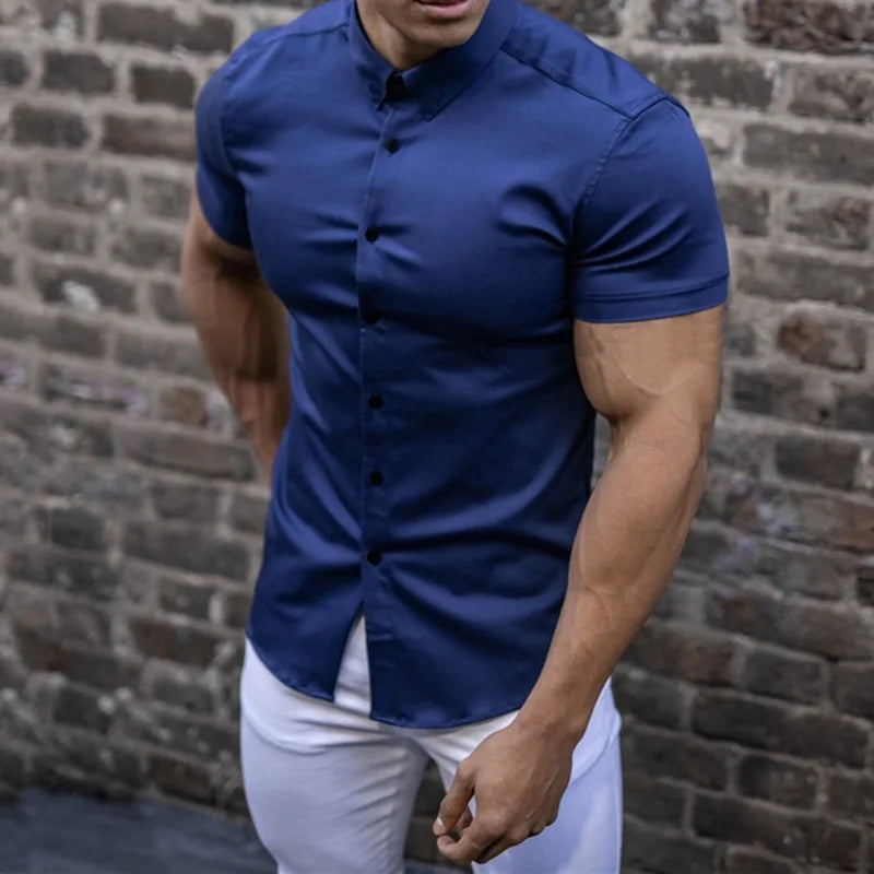 La Rochelle™ - Chemises à manches courtes de fitness pour hommes
