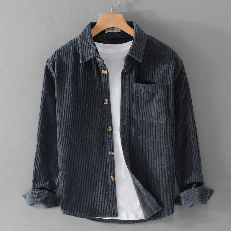 Yves - Chemise surchemise en velours douce