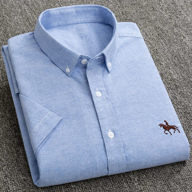 Amiens™ - Chemises d'été à manches courtes pour hommes, vêtements grande taille