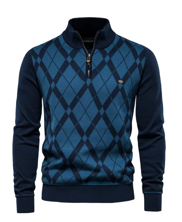 Hippolyte - Pull demi-zip pour homme