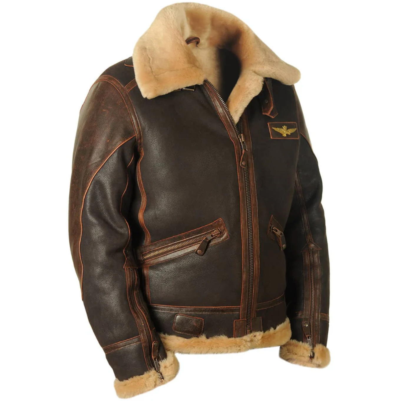 André - Blouson en cuir élégant et intemporel