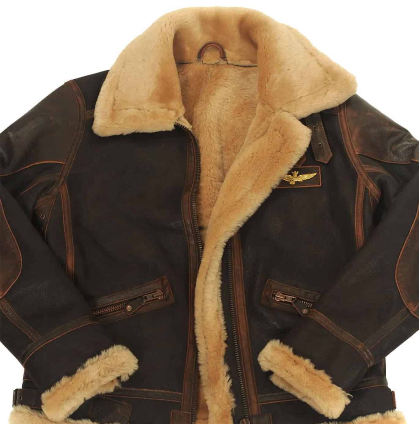 André - Blouson en cuir élégant et intemporel