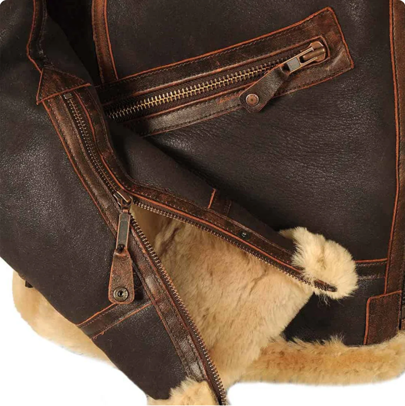 André - Blouson en cuir élégant et intemporel