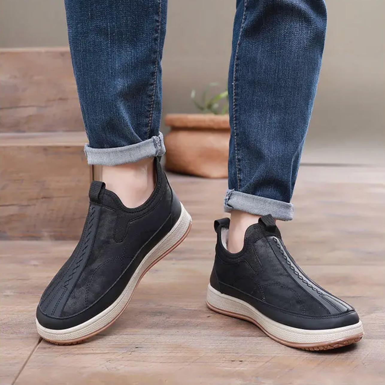 Thibault – Mocassins d’hiver chauds et élégants