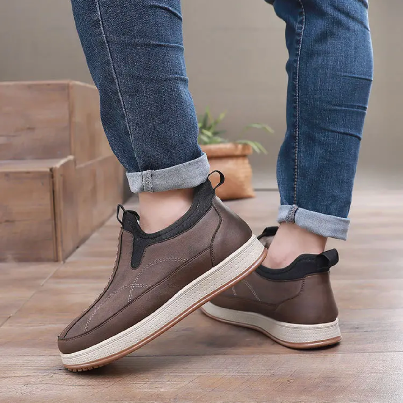Thibault – Mocassins d’hiver chauds et élégants