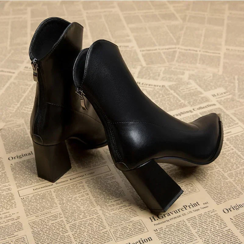 Noéline - Bottes élégantes en cuir