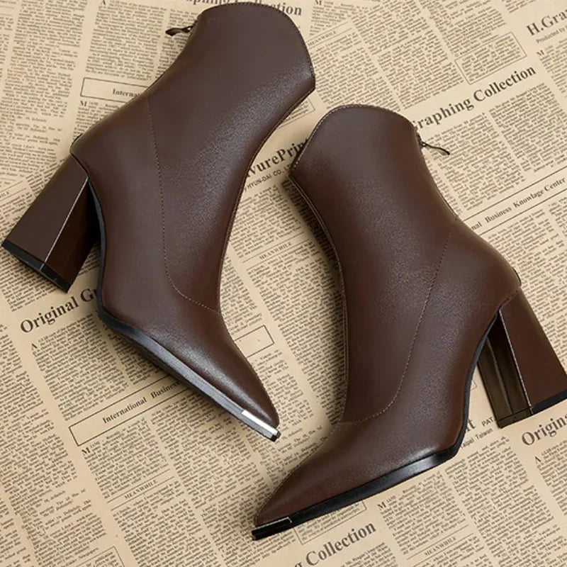 Noéline - Bottes élégantes en cuir
