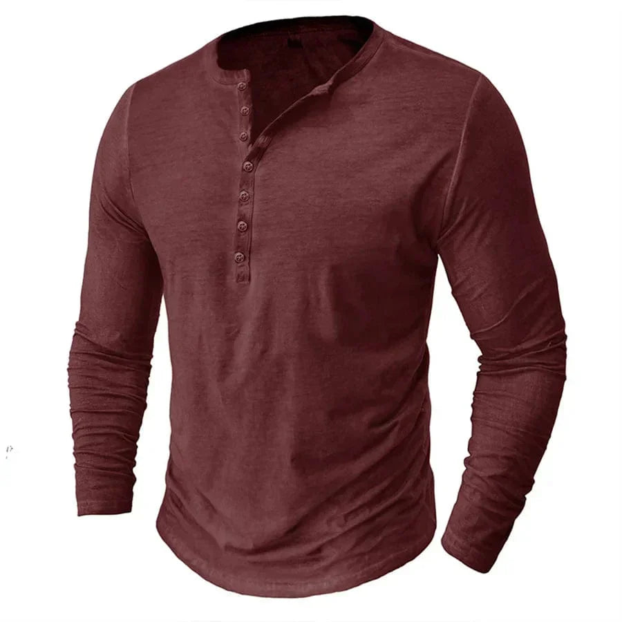 Arsène - Chemise henley douce et polyvalente