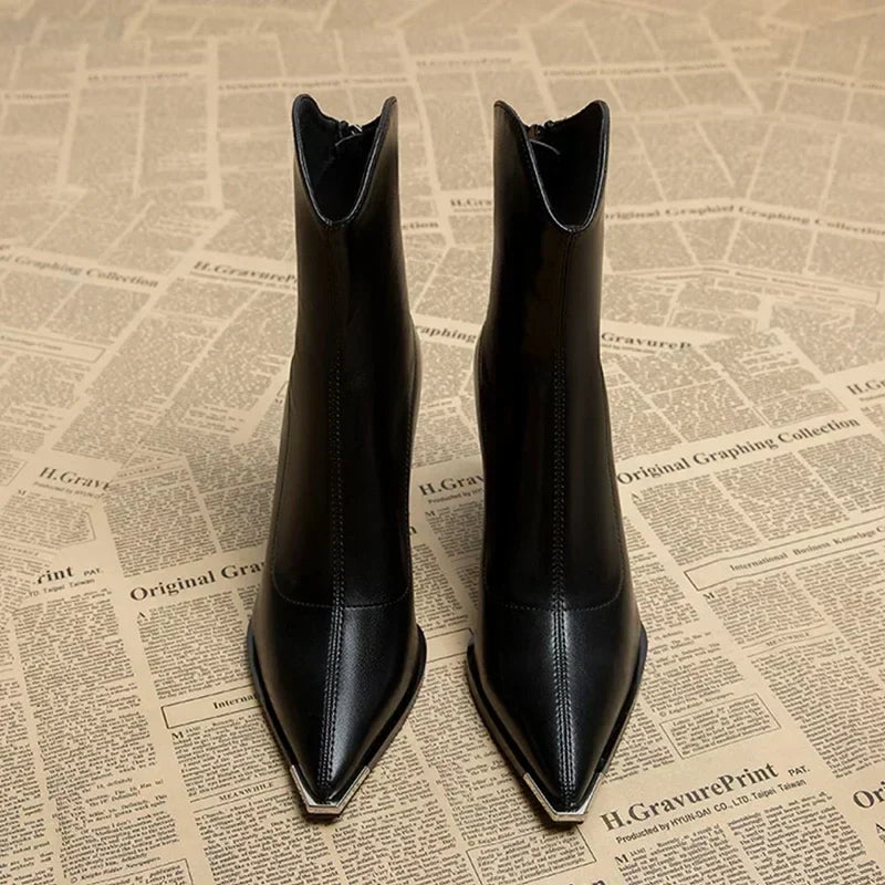 Noéline - Bottes élégantes en cuir