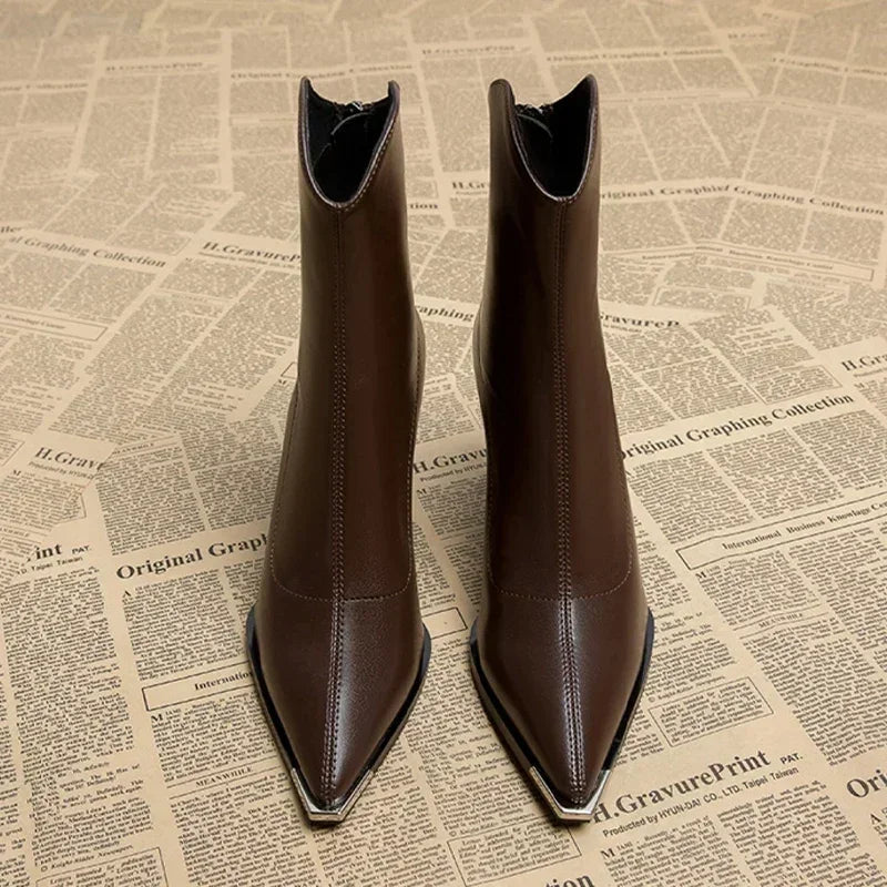 Noéline - Bottes élégantes en cuir