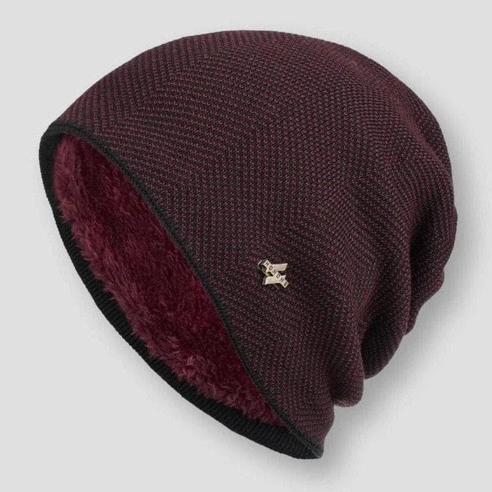 Melchior - Bonnet en laine tricoté doux et chaud